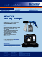 Sales & Service Bulletin Spark Plug Cleaning Kit